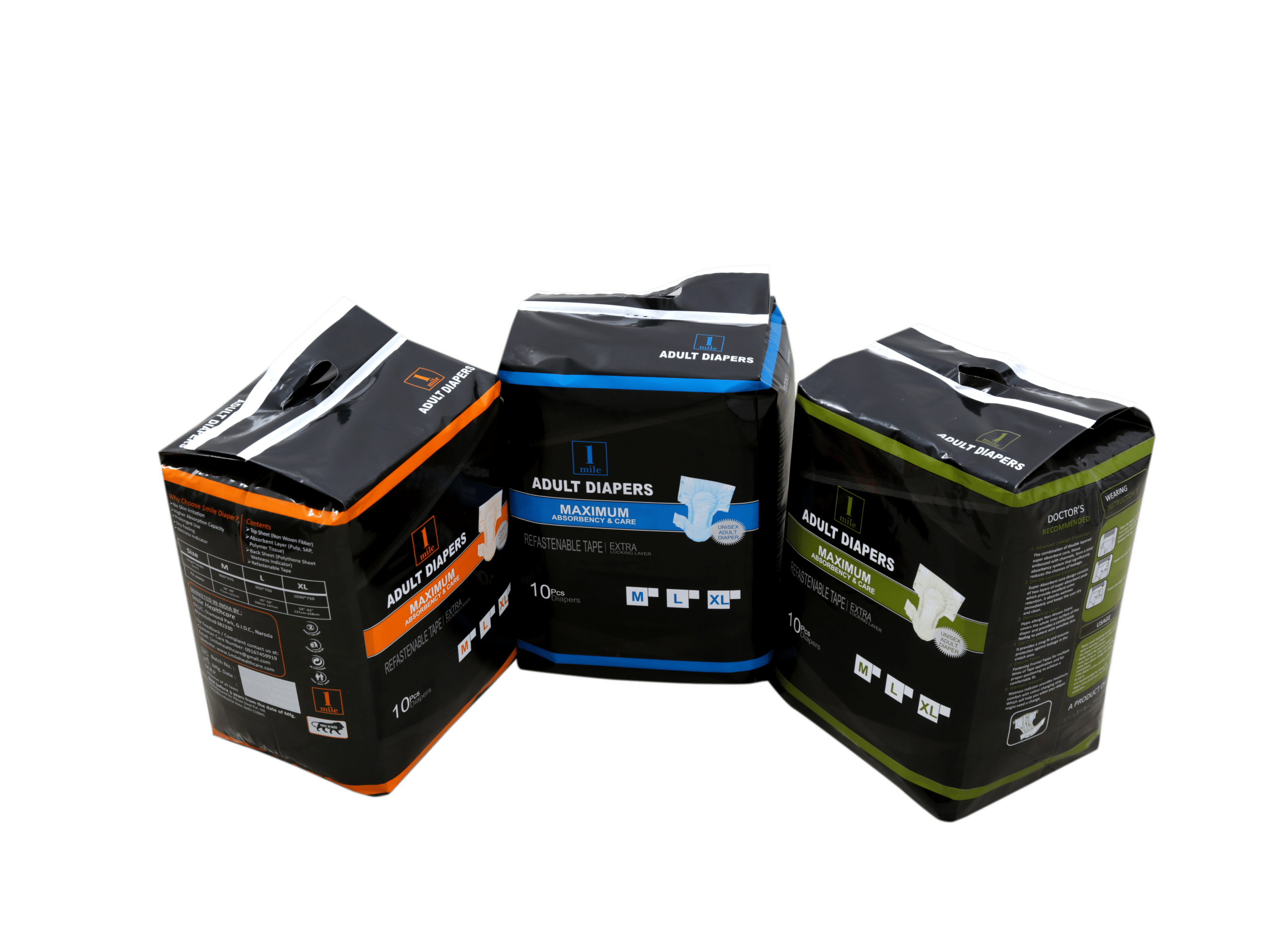 1Mile Adult Diaper Medium - Image 4