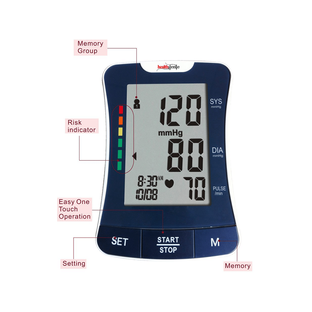 Healthgenie BPM03 Upper Arm Digital BP Monitor - Image 3