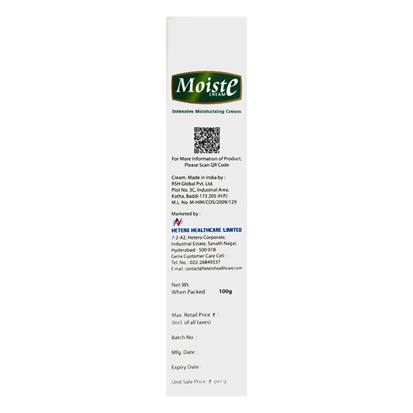 Moiste Intensive Moisturizing Cream 100gm - Image 3