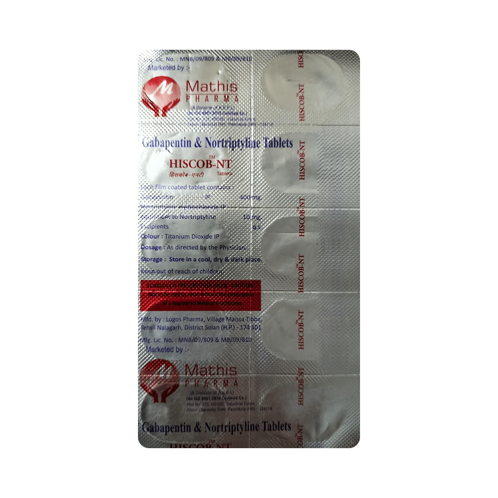 Hiscob-NT 400mg/10mg Tablet