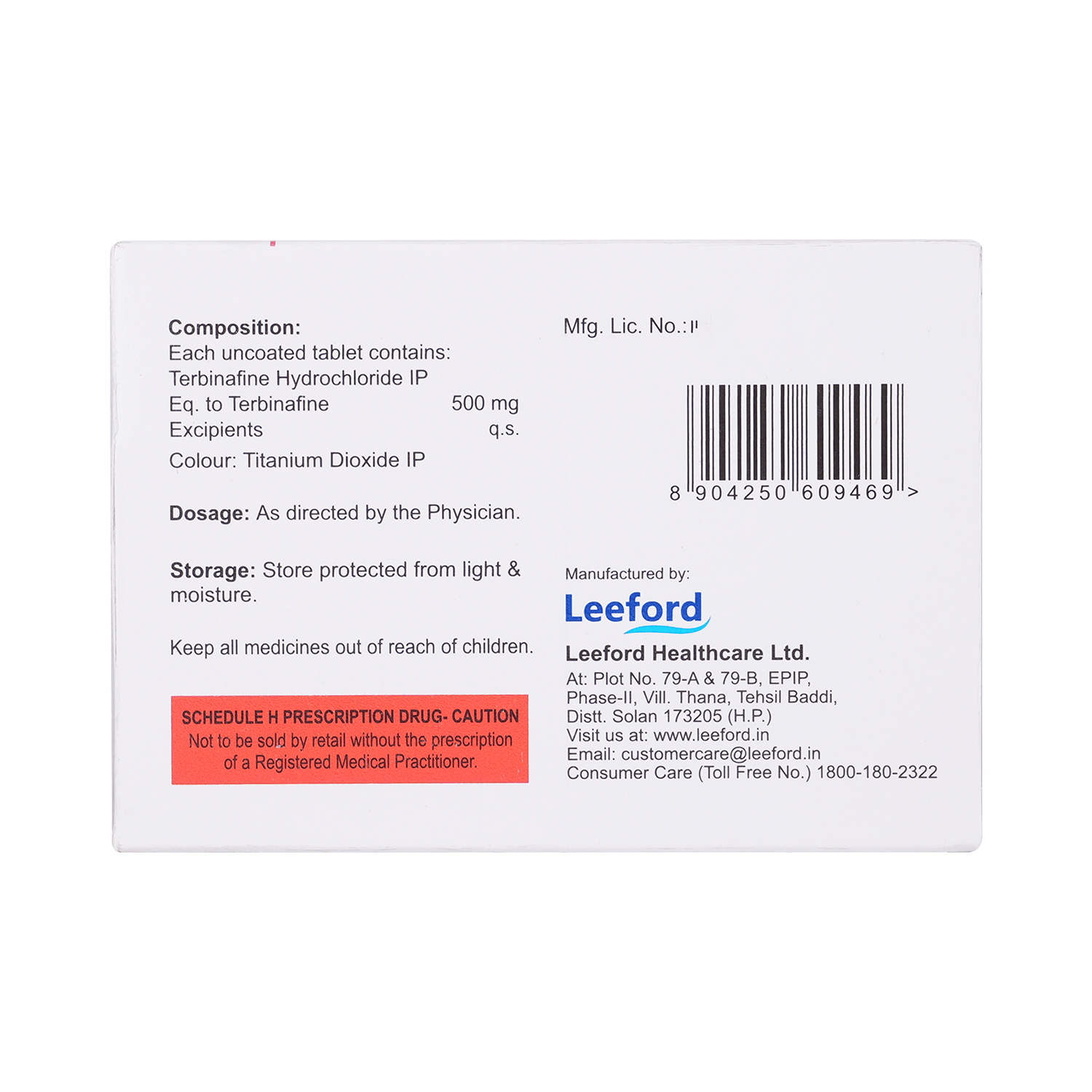 Texifen 500mg Tablet - Image 3