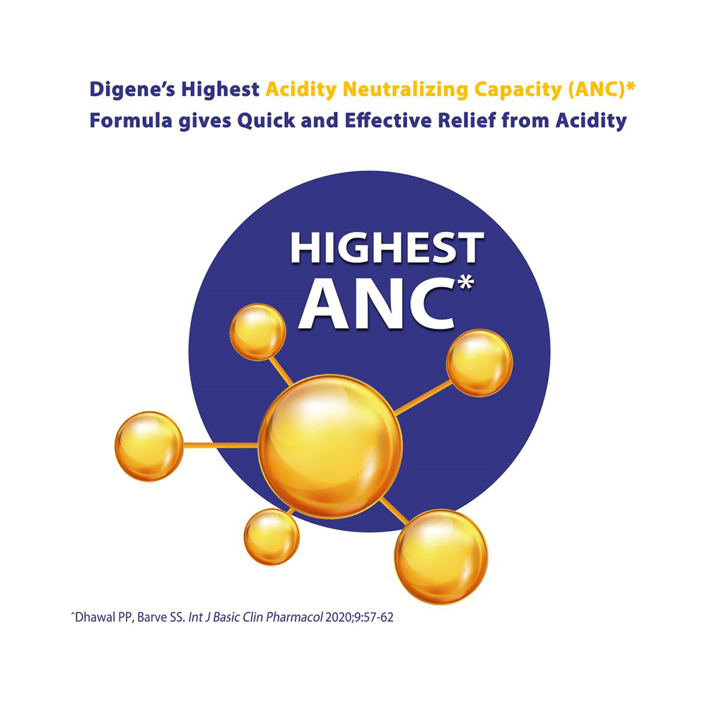 Digene Antacid Antigas Gel | For Acidity, Gas, Heartburn & Bloated Stomach Relief | Flavour Orange - Image 3