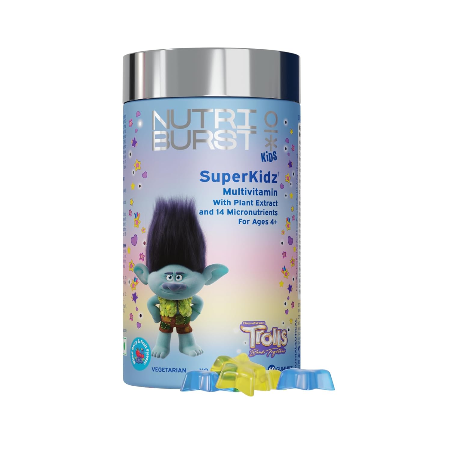 Nutriburst Super Kidz Trolls Gummies - Image 1