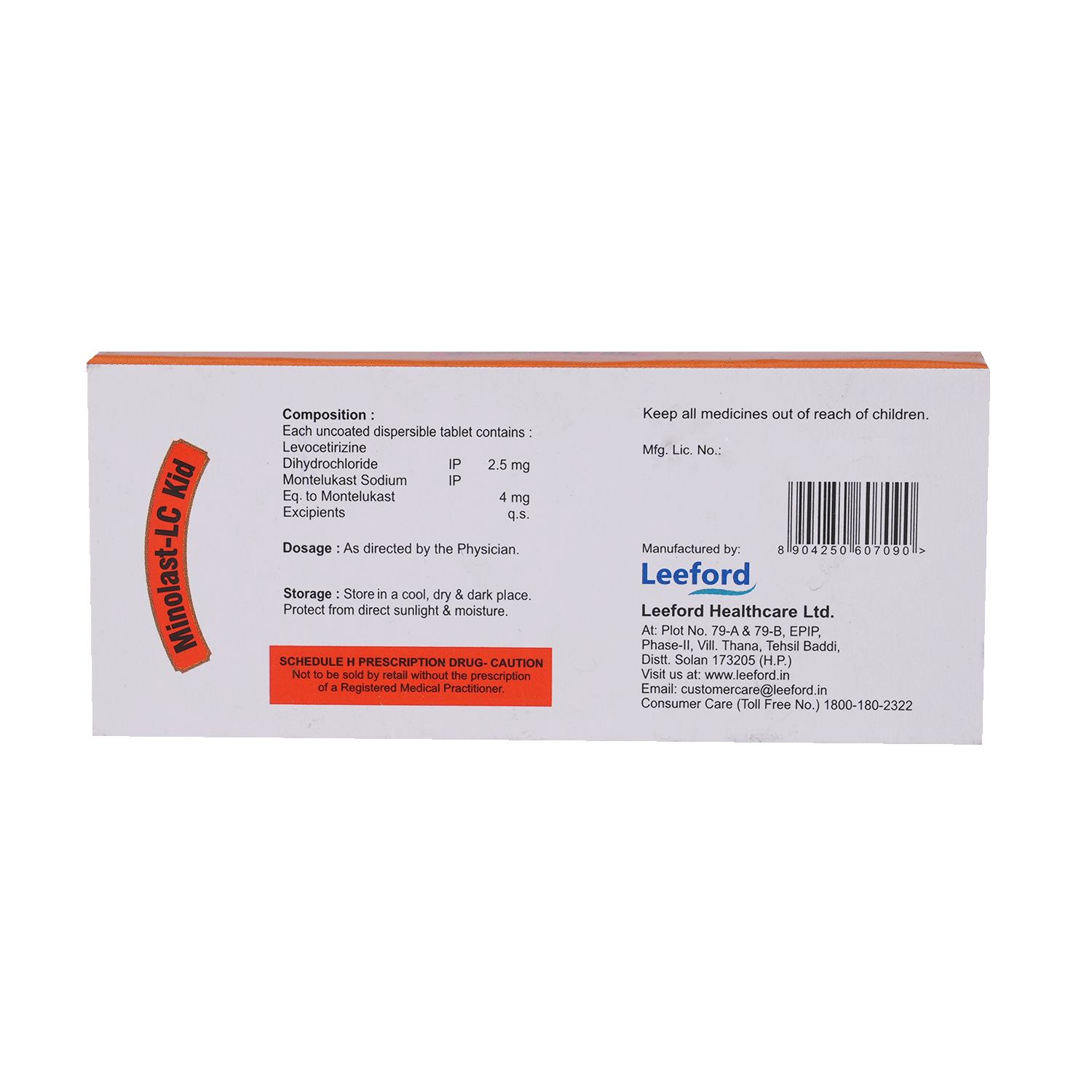 Minolast Kid 2.5mg/4mg Tablet - Image 3