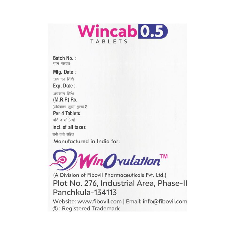 Wincab 0.5 Tablet - Image 3