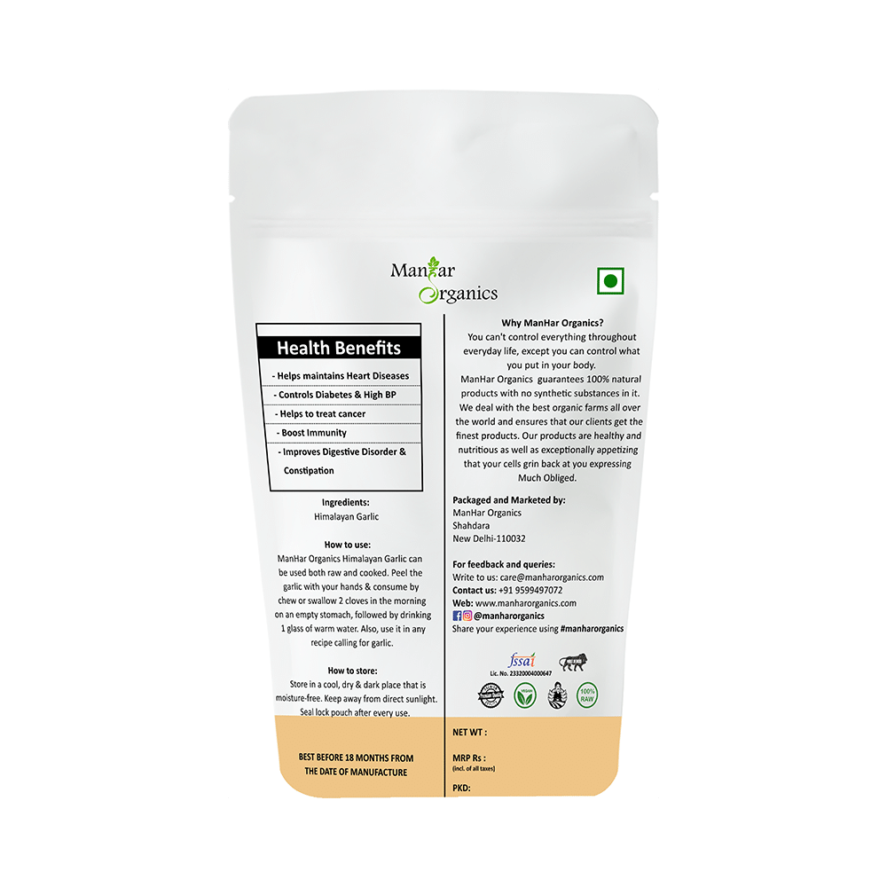 ManHar Organics Himalayan Garlic (1Kg Each) - Image 2