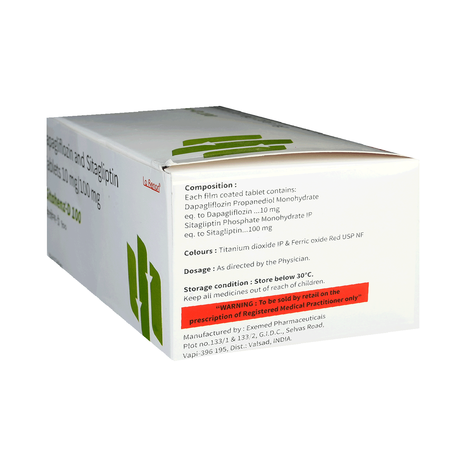 Sitahenz-D 100 Tablet - Image 3