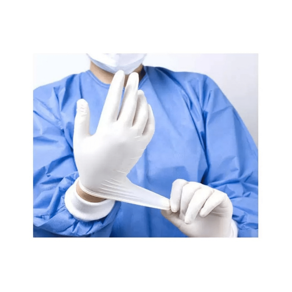 Safe n Secure Sterile Surgical Glove 7.5 White - Image 2