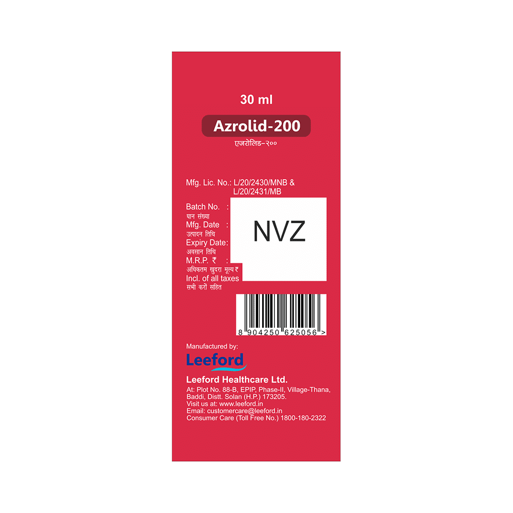 Azrolid Oral Suspension - Image 2