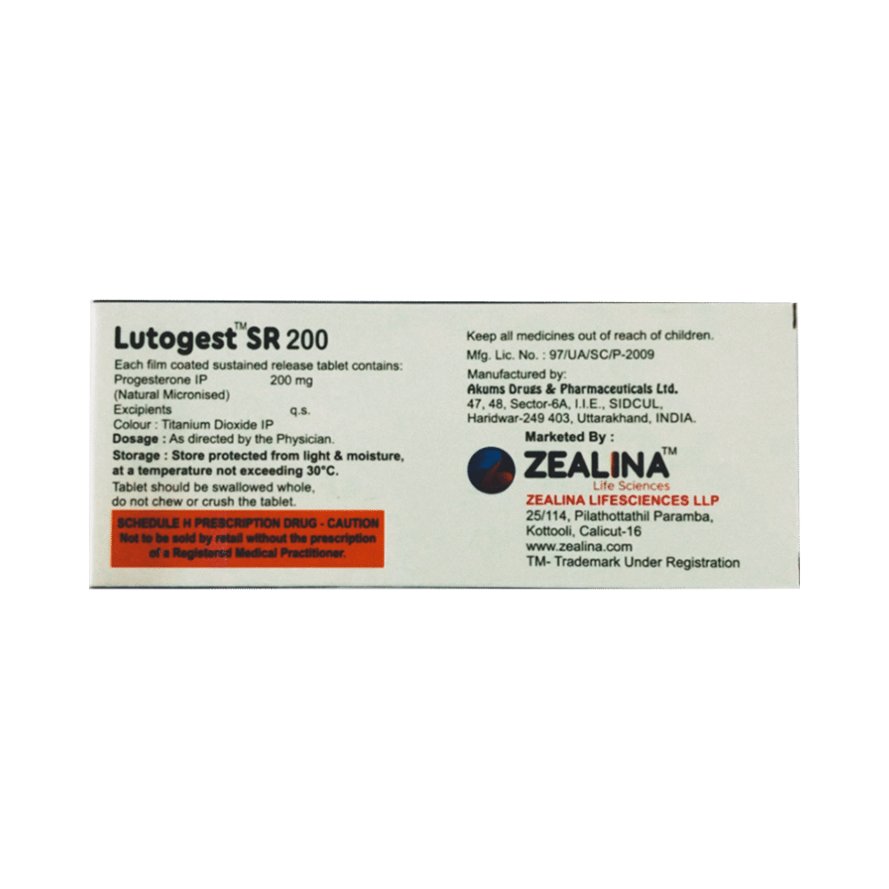 Lutogest SR 200 Tablet - Image 2