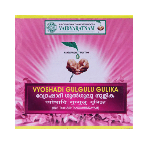 Vaidyaratnam Vyoshadigulgulu Gulika Tablet