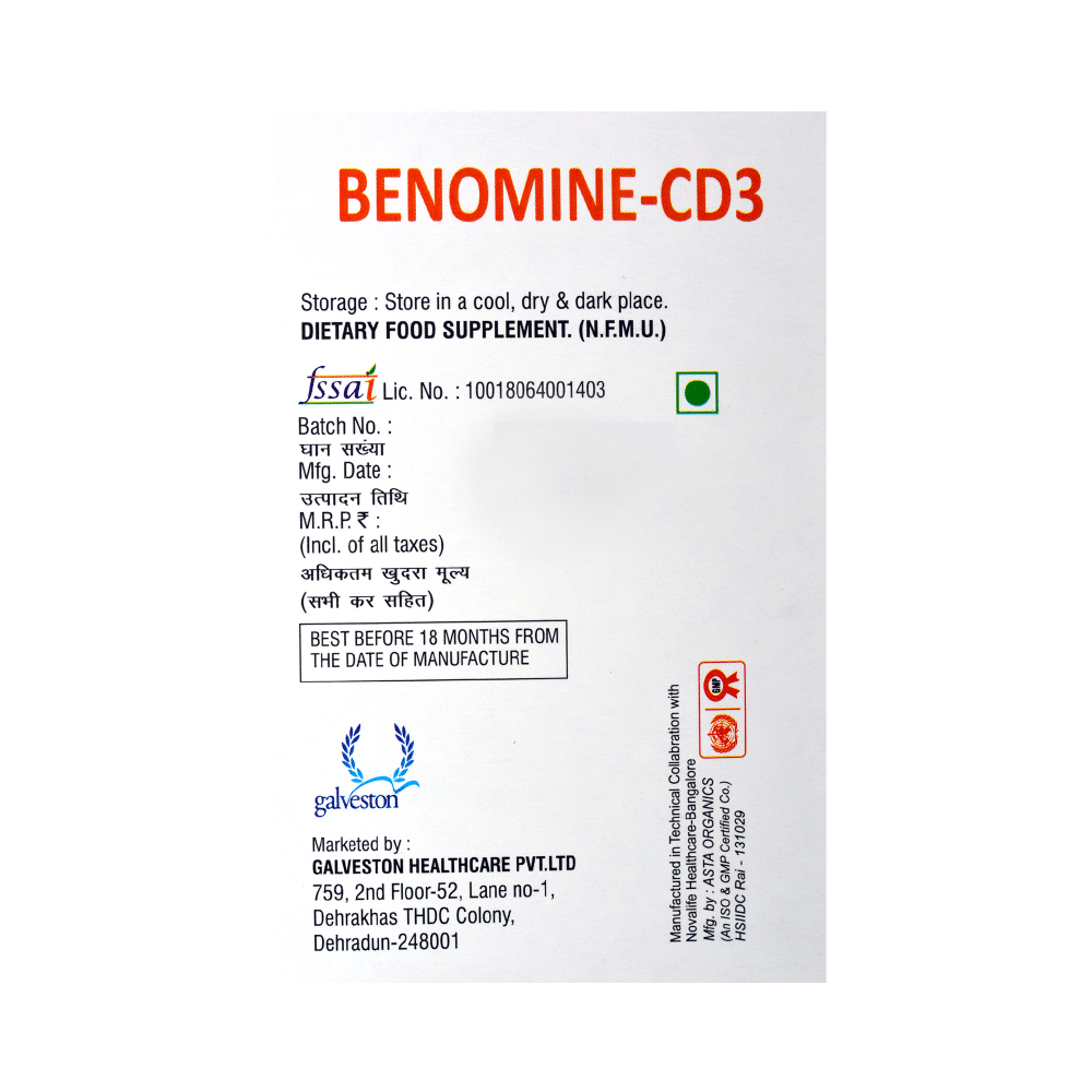 Benomine-CD3 Tablet - Image 3