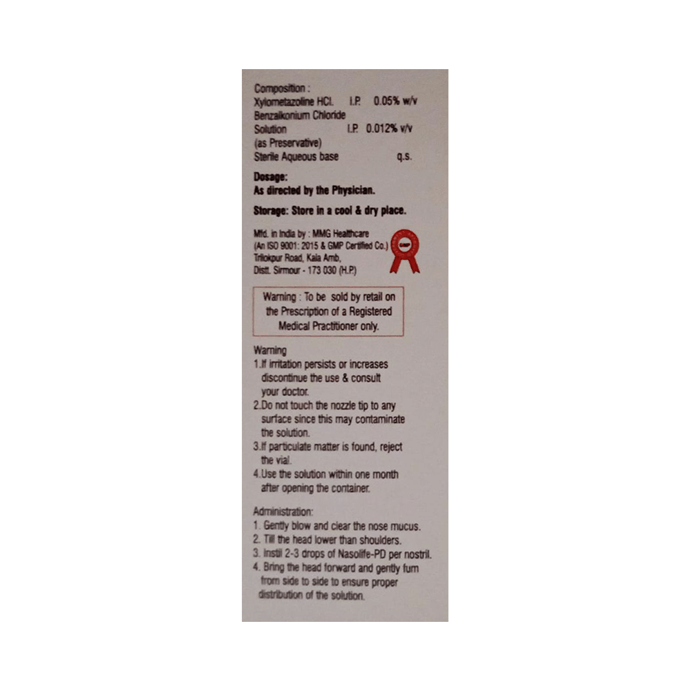 Nasolife-PD Nasal Drops - Image 2