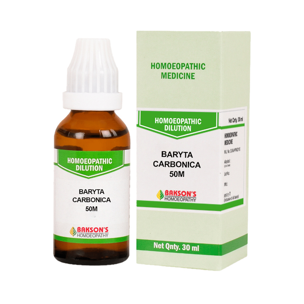Bakson's Homeopathy Baryta Carbonica Dilution 50M