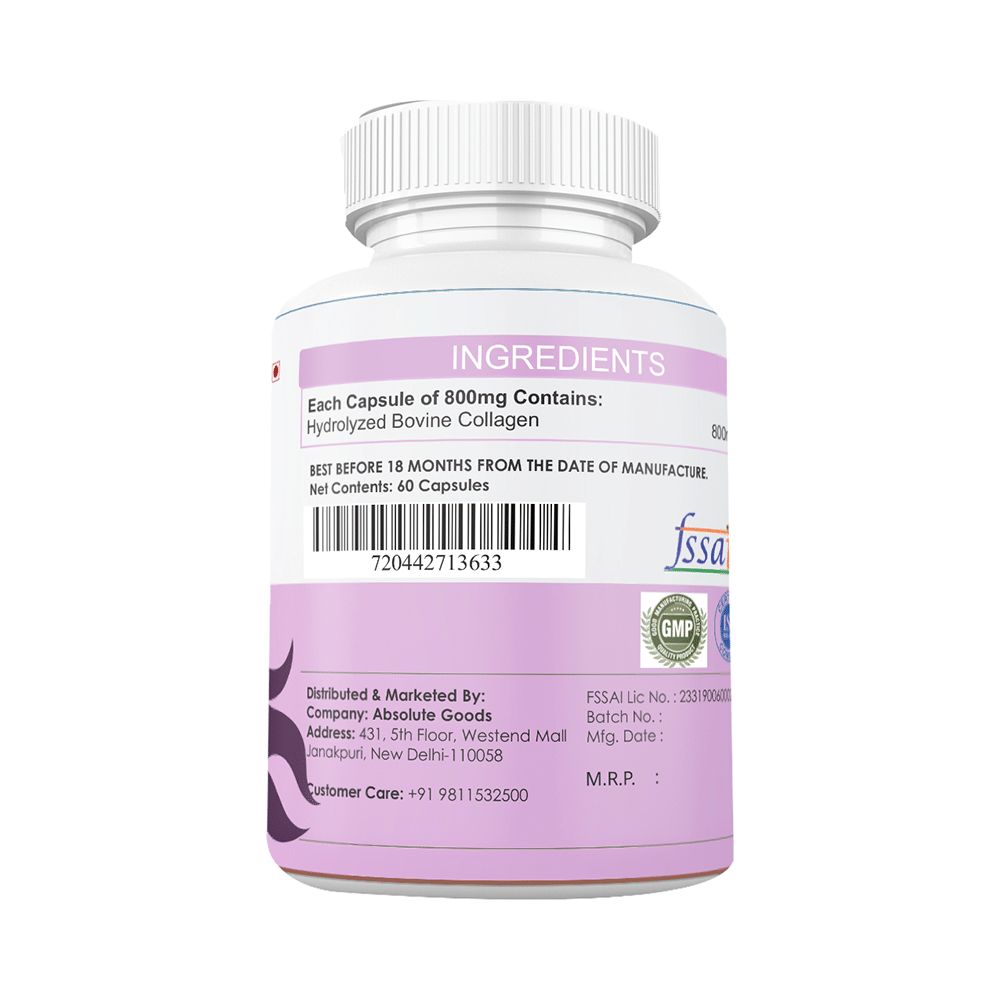Herbal Valley Collagen 800mg Capsule - Image 3
