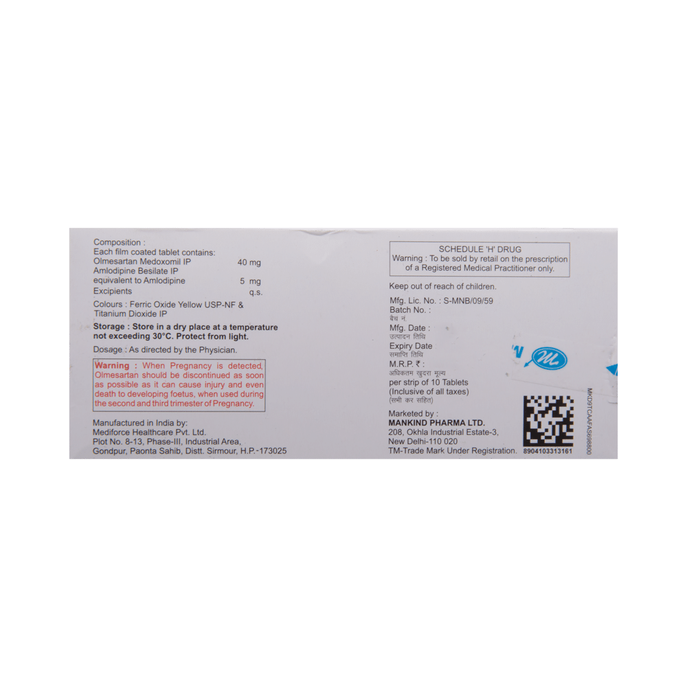 Olmetime-AM 40 Tablet - Image 3