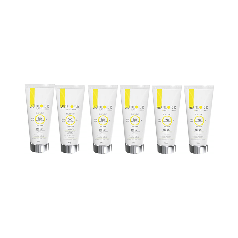 360° Block Sunscreen Gel (50gm Each) SPF 50+ - Image 1