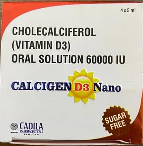 Calcigen D3 Nano Oral Solution 60000 IU - Image 1