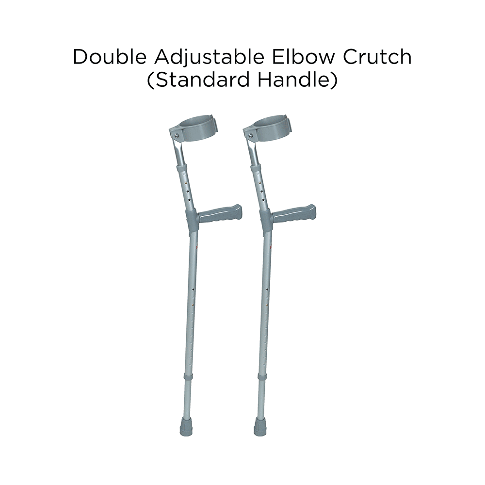 Sunbeam Double Adjustable Elbow Crutch with Standard Handle - Image 4