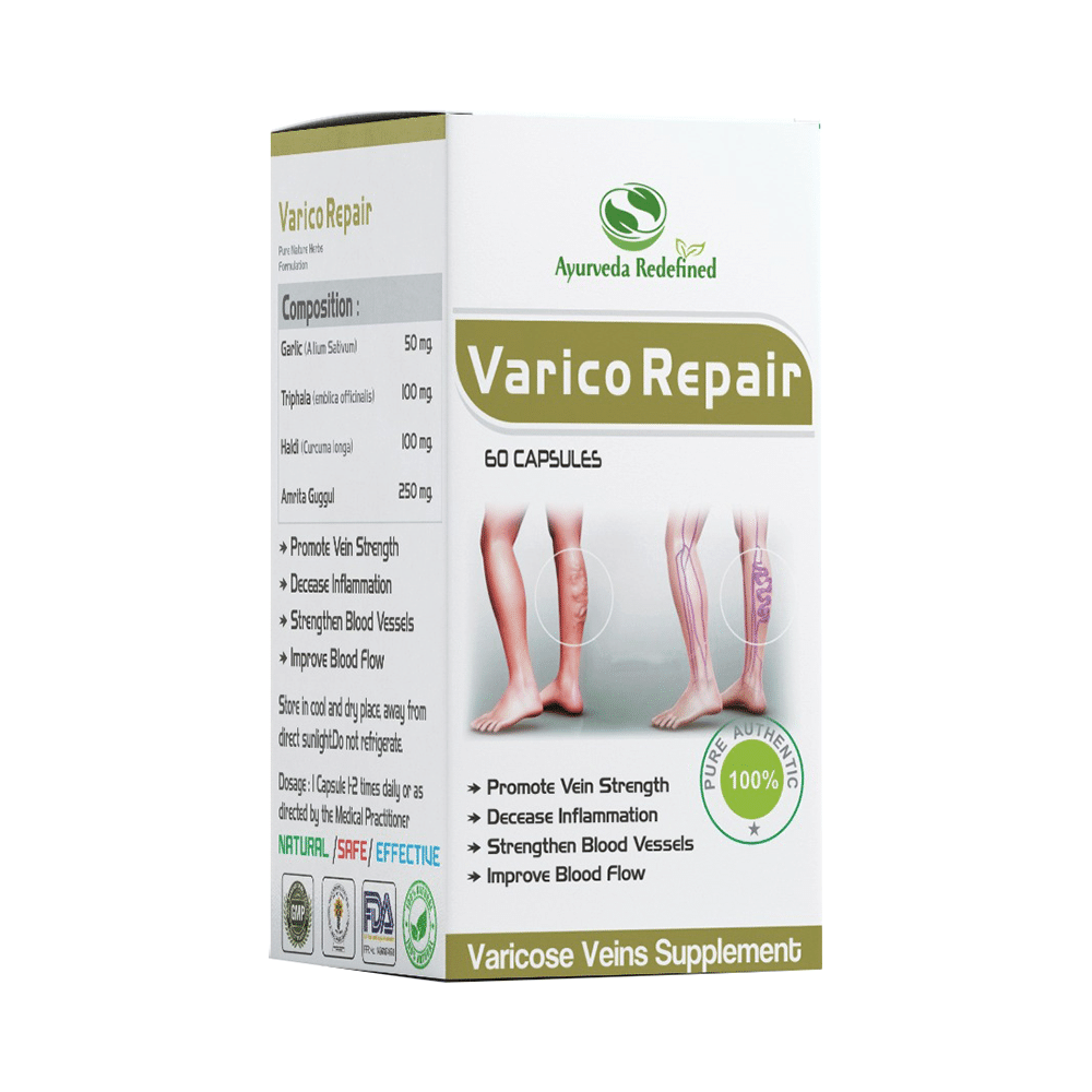 Ayurveda Redefined Varico Repair Capsule - Image 1