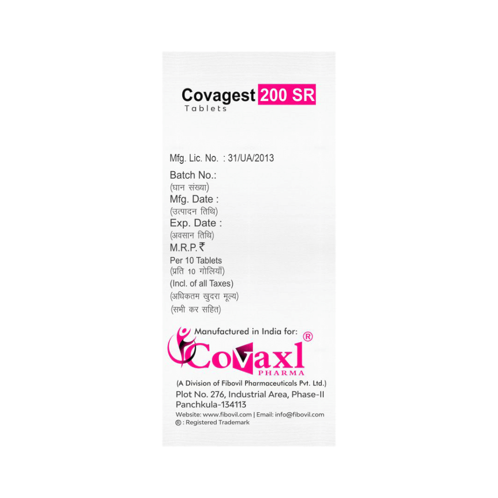 Covagest 200mg Tablet SR - Image 3
