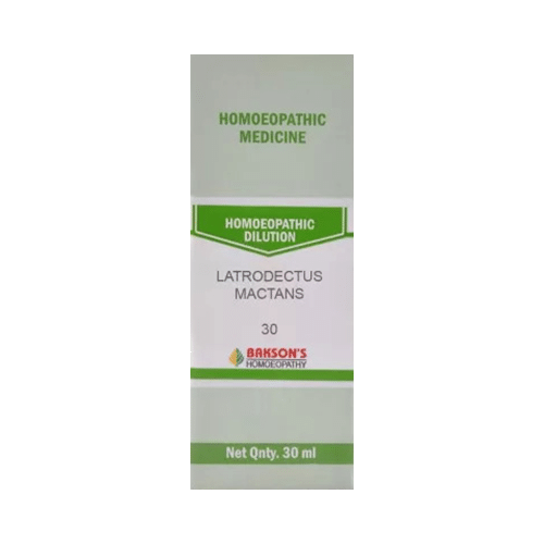 Bakson's Homeopathy Latrodectus Mactans Dilution 30 - Image 1