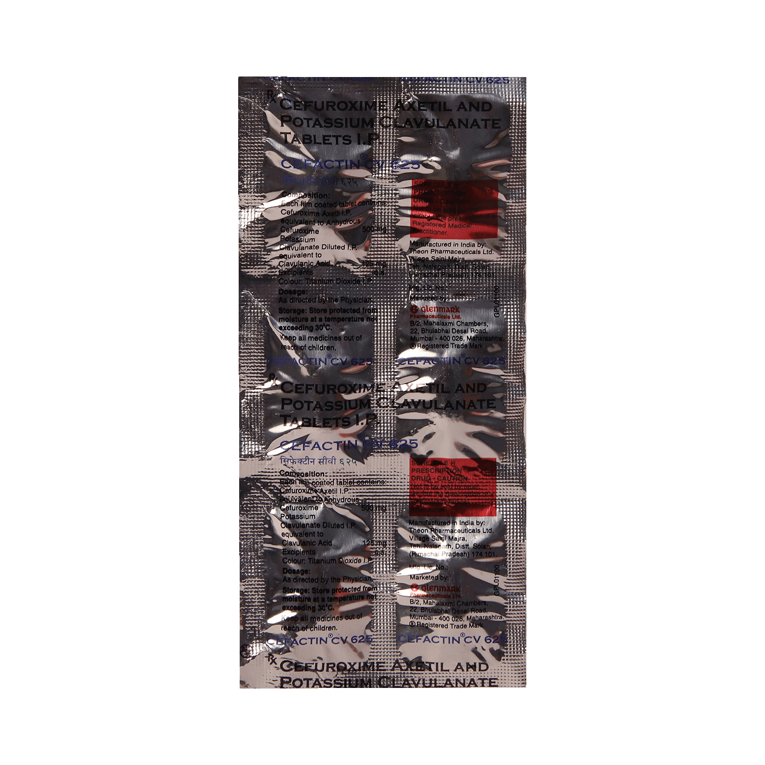 Cefactin CV 500mg/125mg Tablet - Image 5