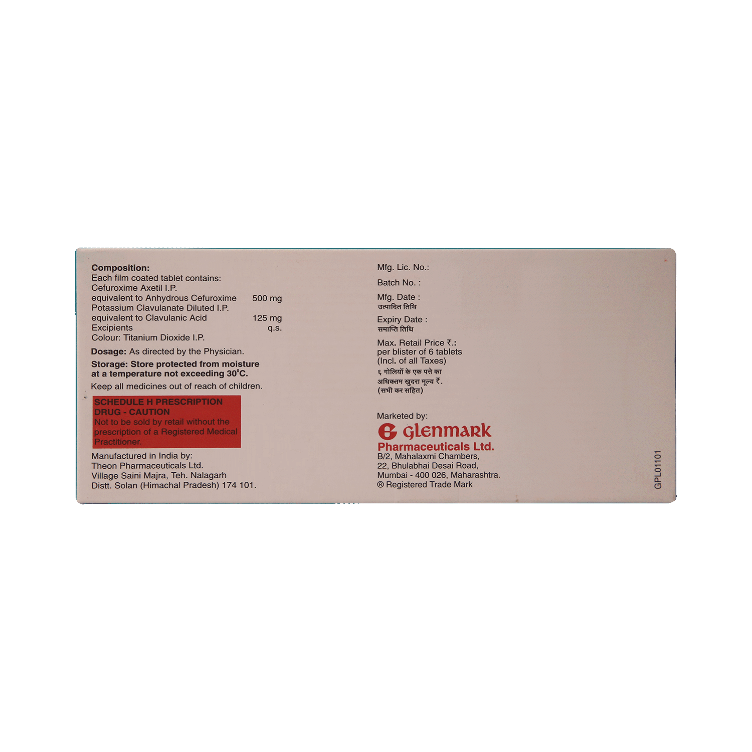Cefactin CV 500mg/125mg Tablet - Image 3
