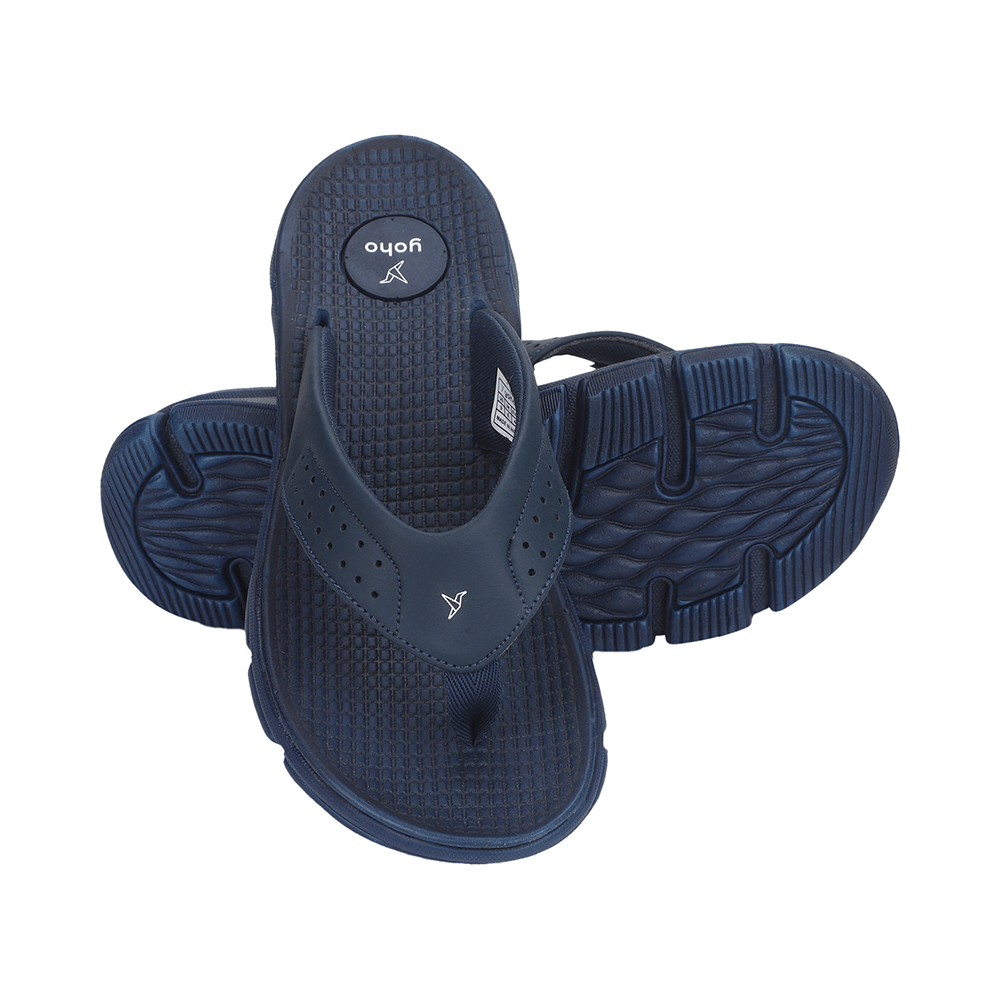 Yoho Lifestyle Extra Soft Comfortable and Anti Skid Slippers for Men with Arch Support Blue 8 - Image 5