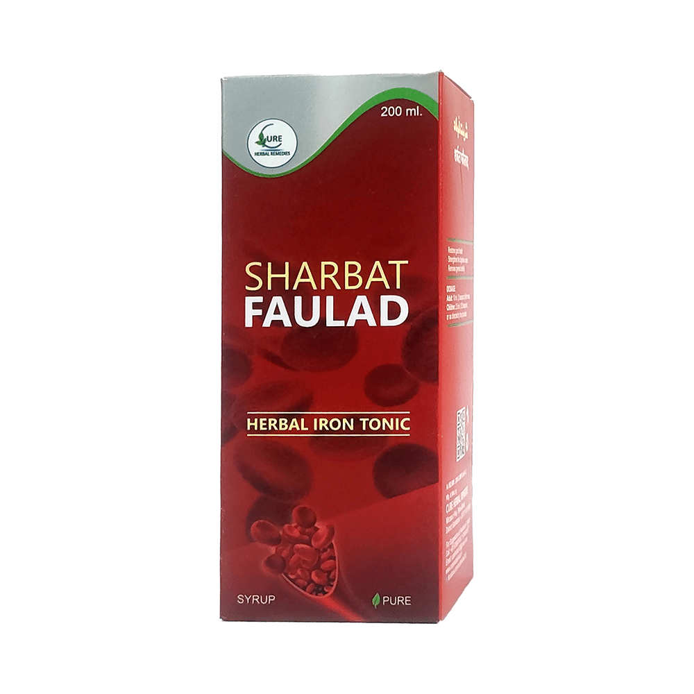 Cure Herbal Remedies Sharbat Faulad Herbal Iron Tonic - Image 1