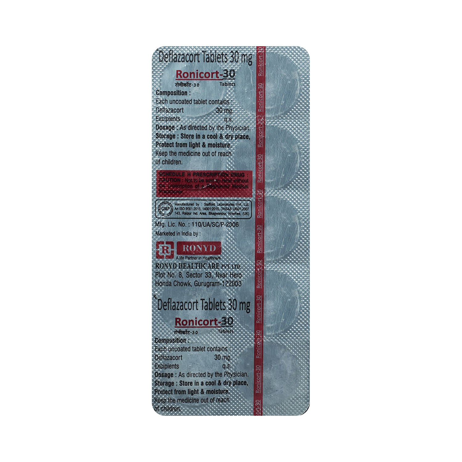 Ronicort 30mg Tablet - Image 3