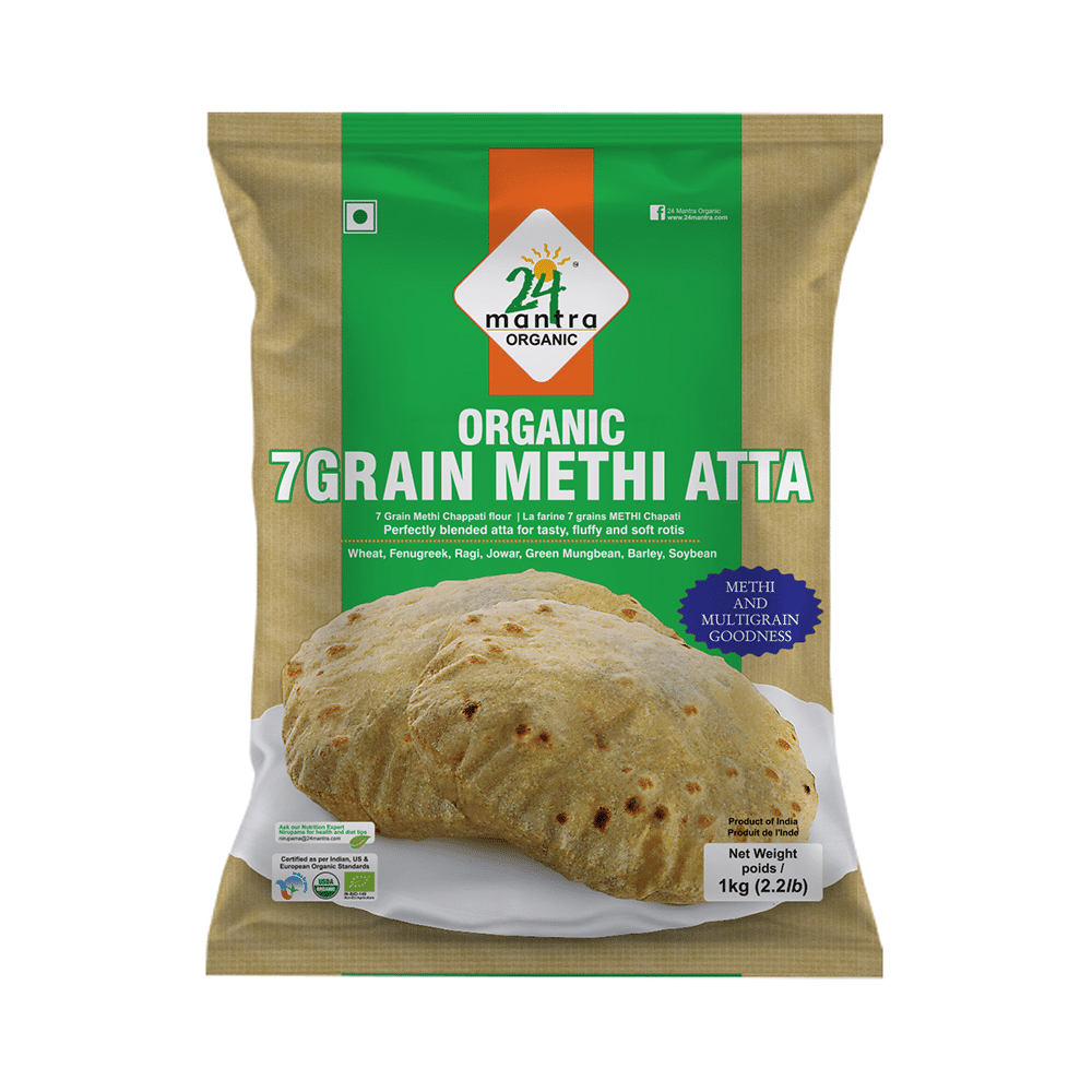 24 Mantra Organic 7Grain Methi Atta - Image 1