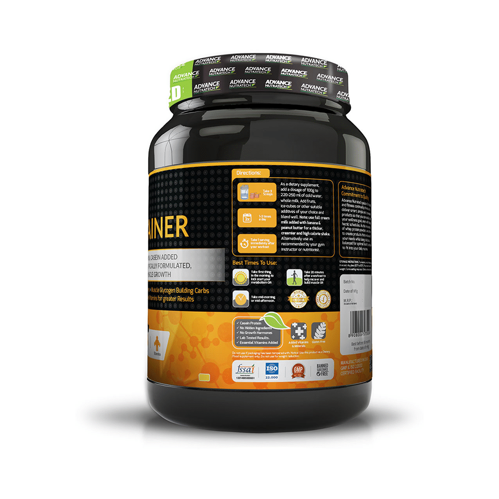 Advance Nutratech Weight Gainer Powder Chocolate Fudge - Image 2