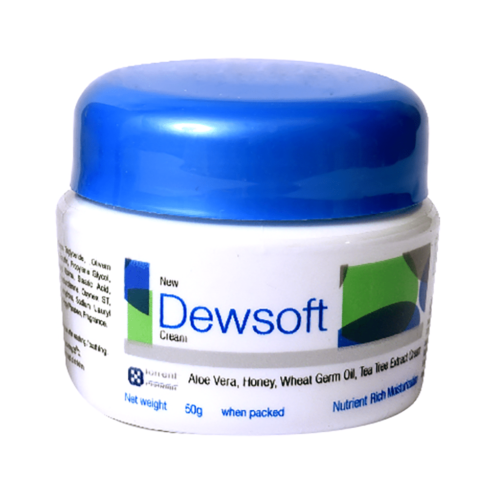 New Dewsoft Nutrient Rich Moisturiser Cream | With Aloe Vera, Honey & Tea Tree Extract - Image 3