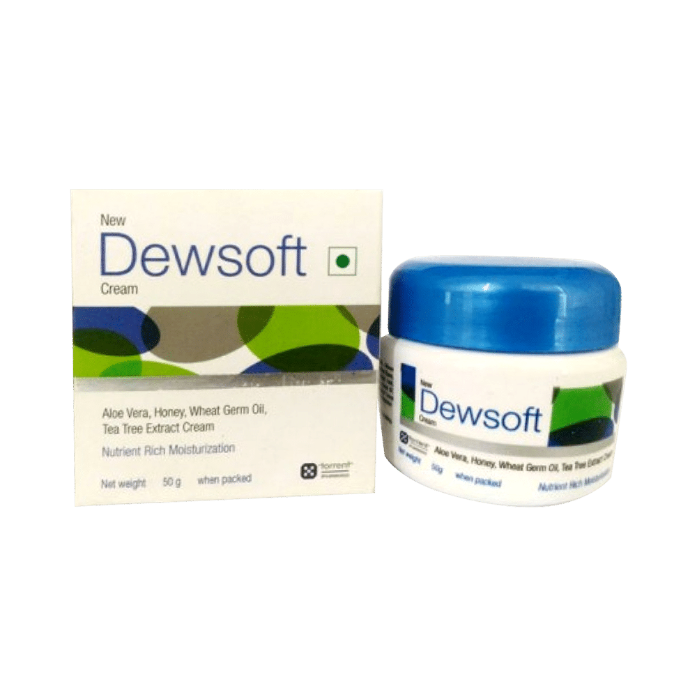 New Dewsoft Nutrient Rich Moisturiser Cream | With Aloe Vera, Honey & Tea Tree Extract - Image 1