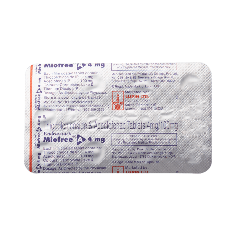 Miofree A 4mg Tablet - Image 5