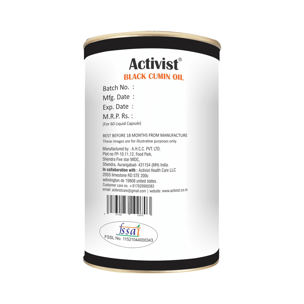 Activist Black Cumin Oil Liquid Capsule - Image 5