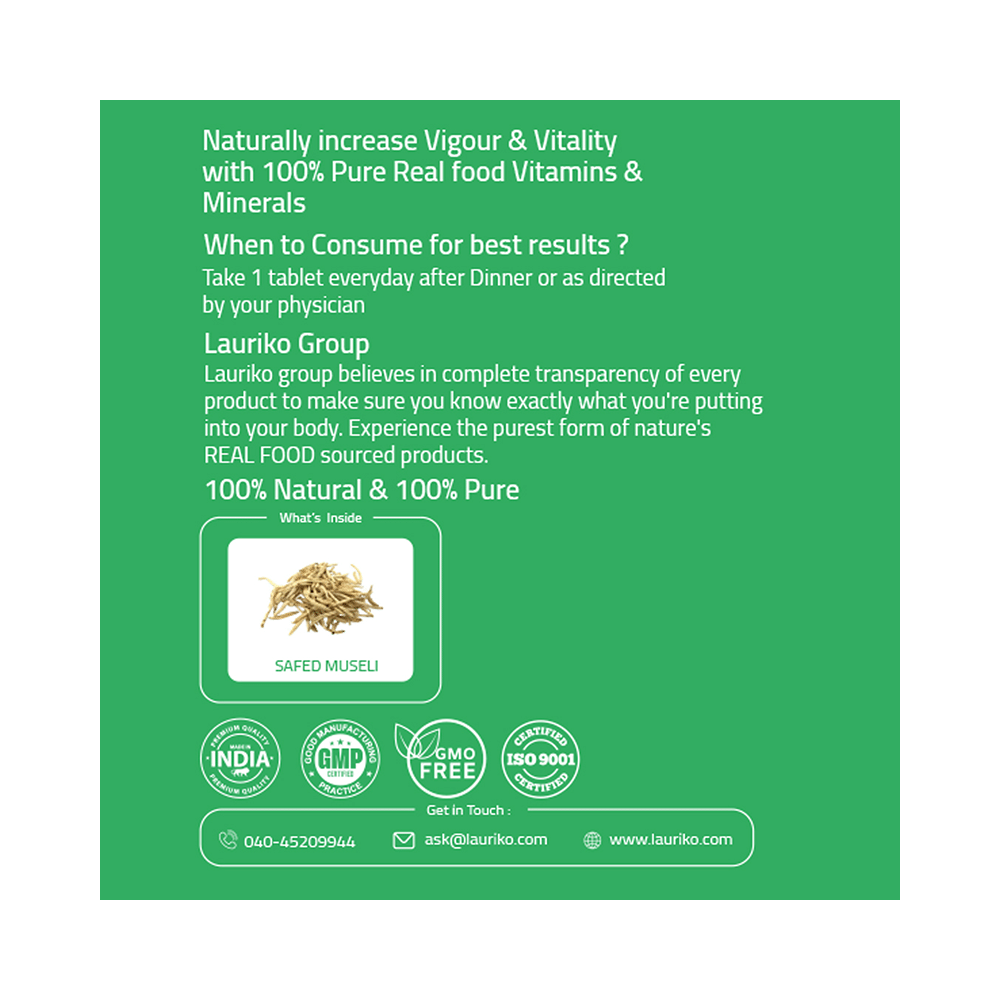 Laurik Safed Musli Veg Tablet - Image 5
