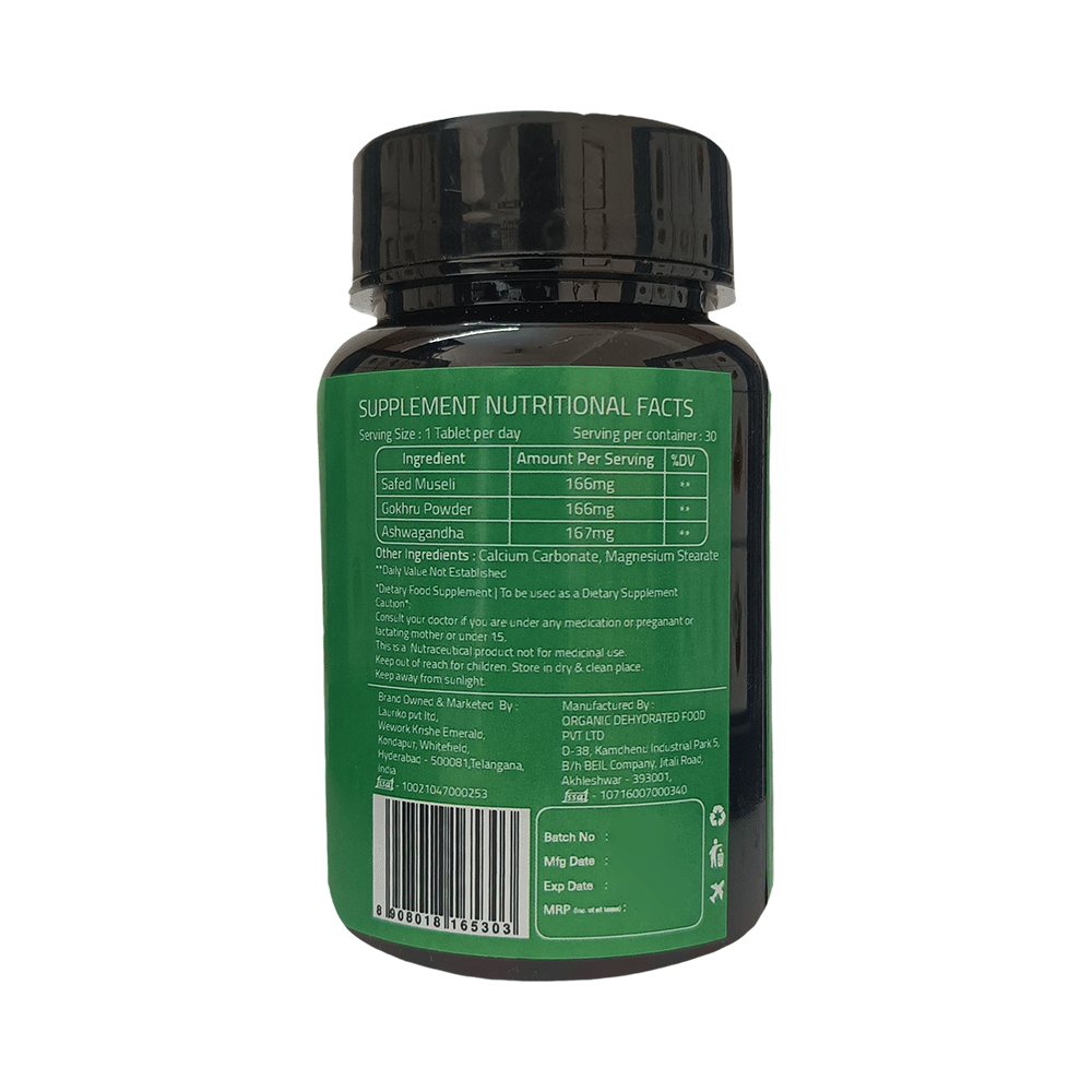 Laurik Safed Musli Veg Tablet - Image 3