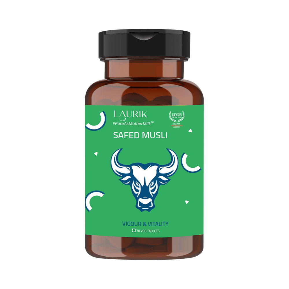 Laurik Safed Musli Veg Tablet - Image 1