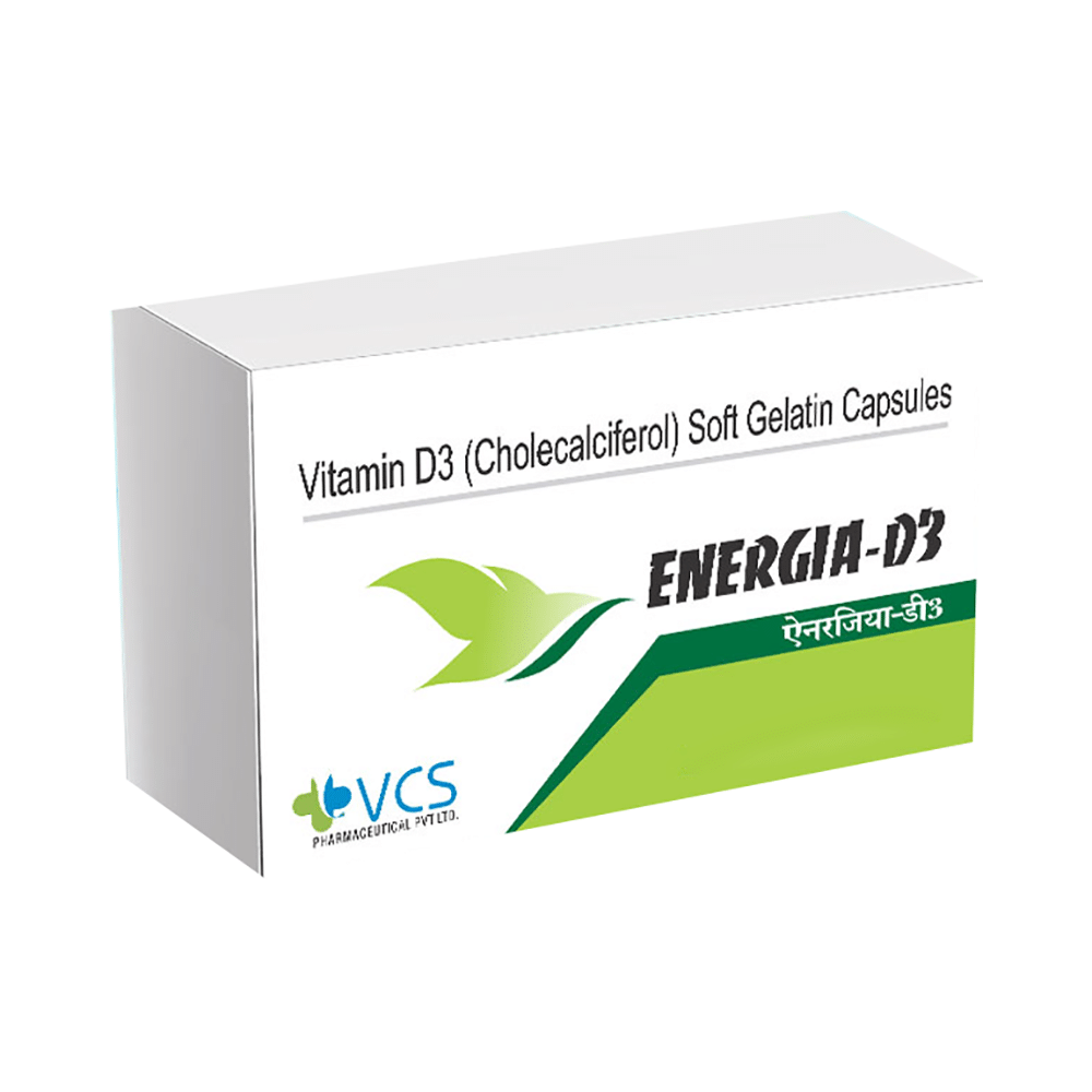 Energia-D3 Soft Gelatin Capsule