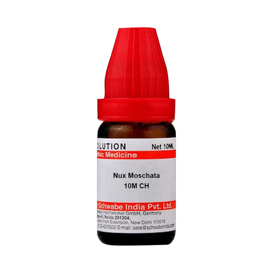 Dr Willmar Schwabe India Nux Moschata Dilution 10M CH