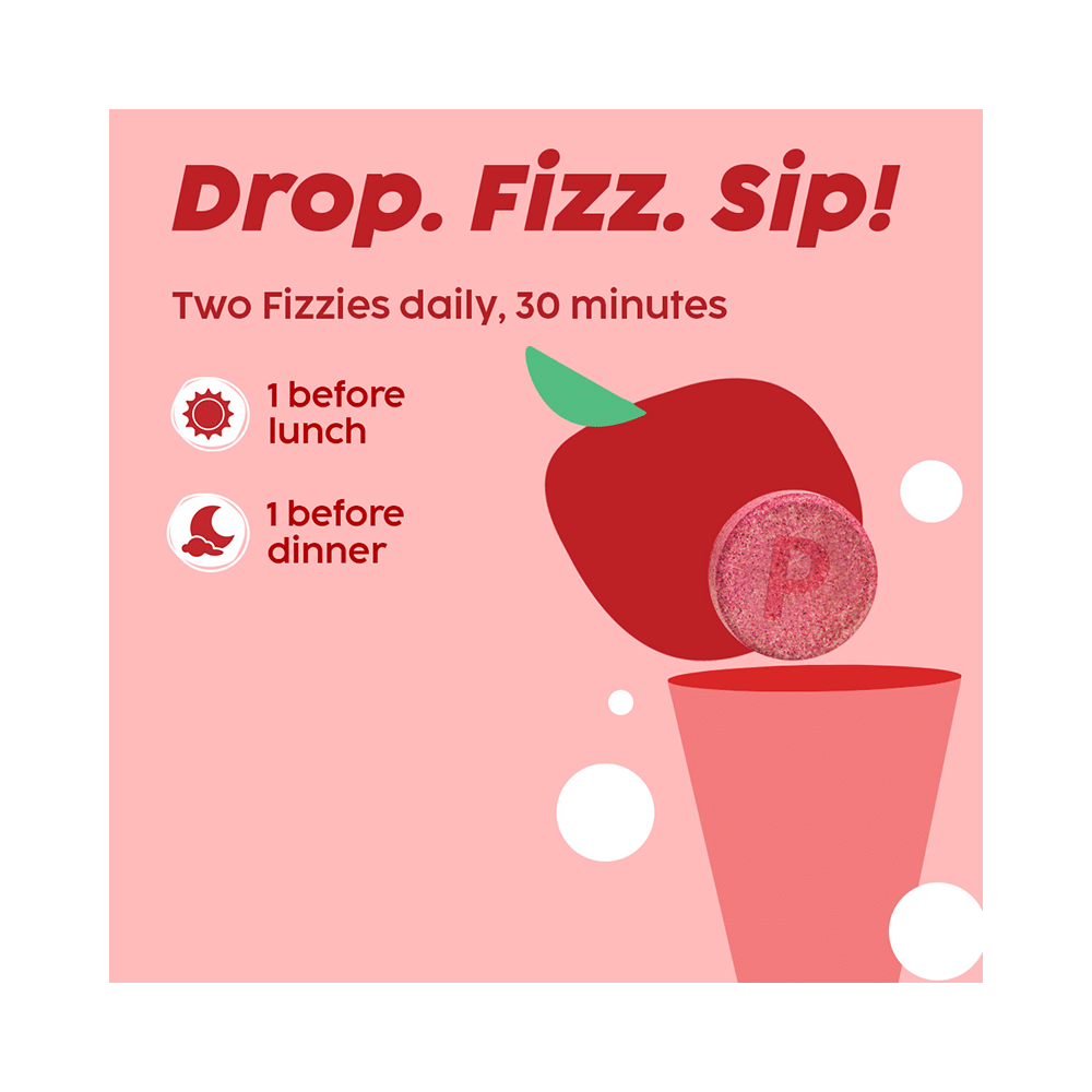 Plix Apple Cider Vinegar ACV with the Mother | Effervescent Tablet for Weight Management - Image 6