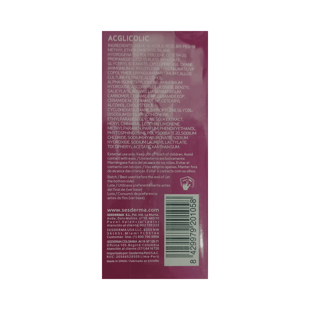 Sesderma Acglicolic Facial Anti-Ageing Serum | With Glycolic Acid - Image 2