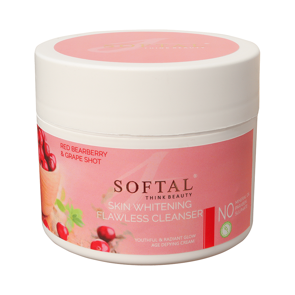 Softal Skin Whitening Flawless Cleanser Red Bearberry & Grape Shot - Image 1