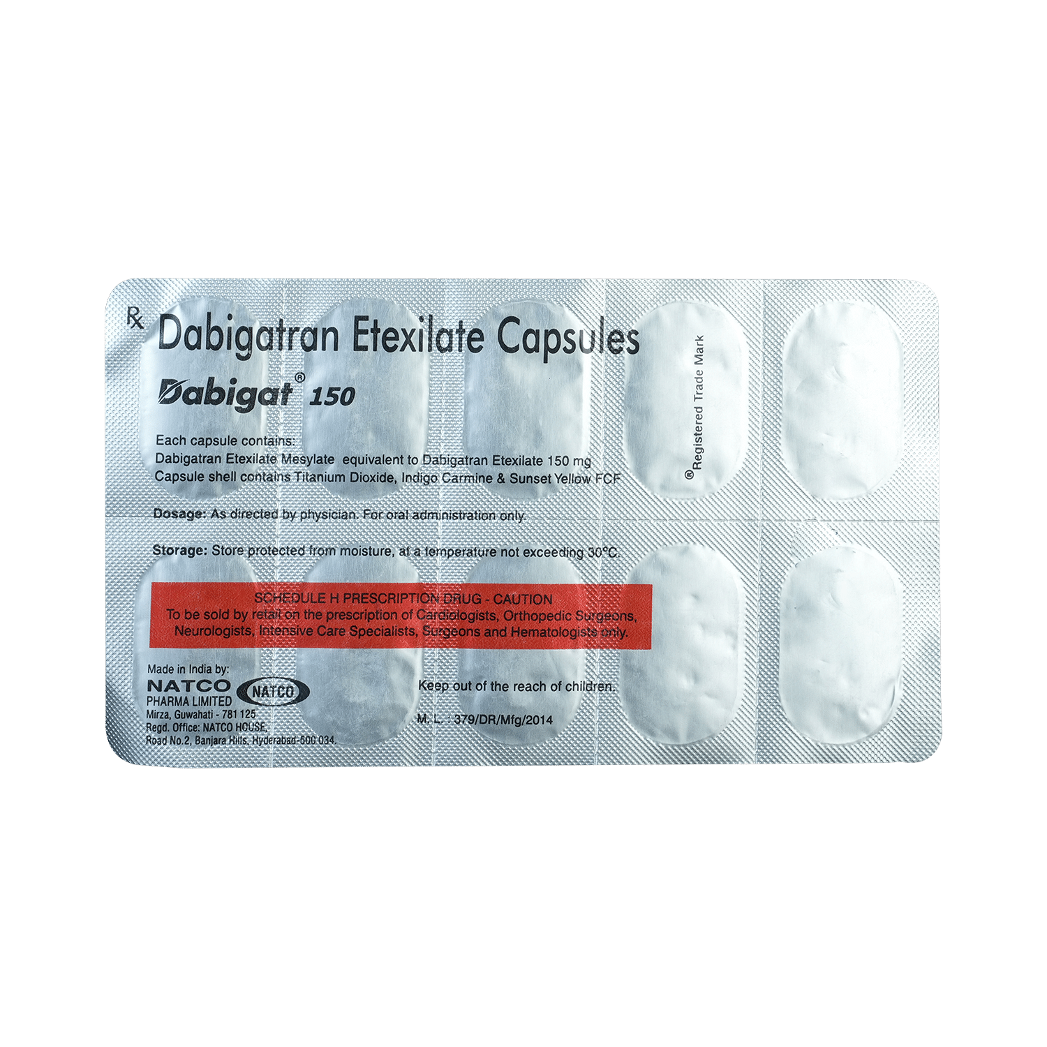 Dabigat 150 Capsule - Image 3