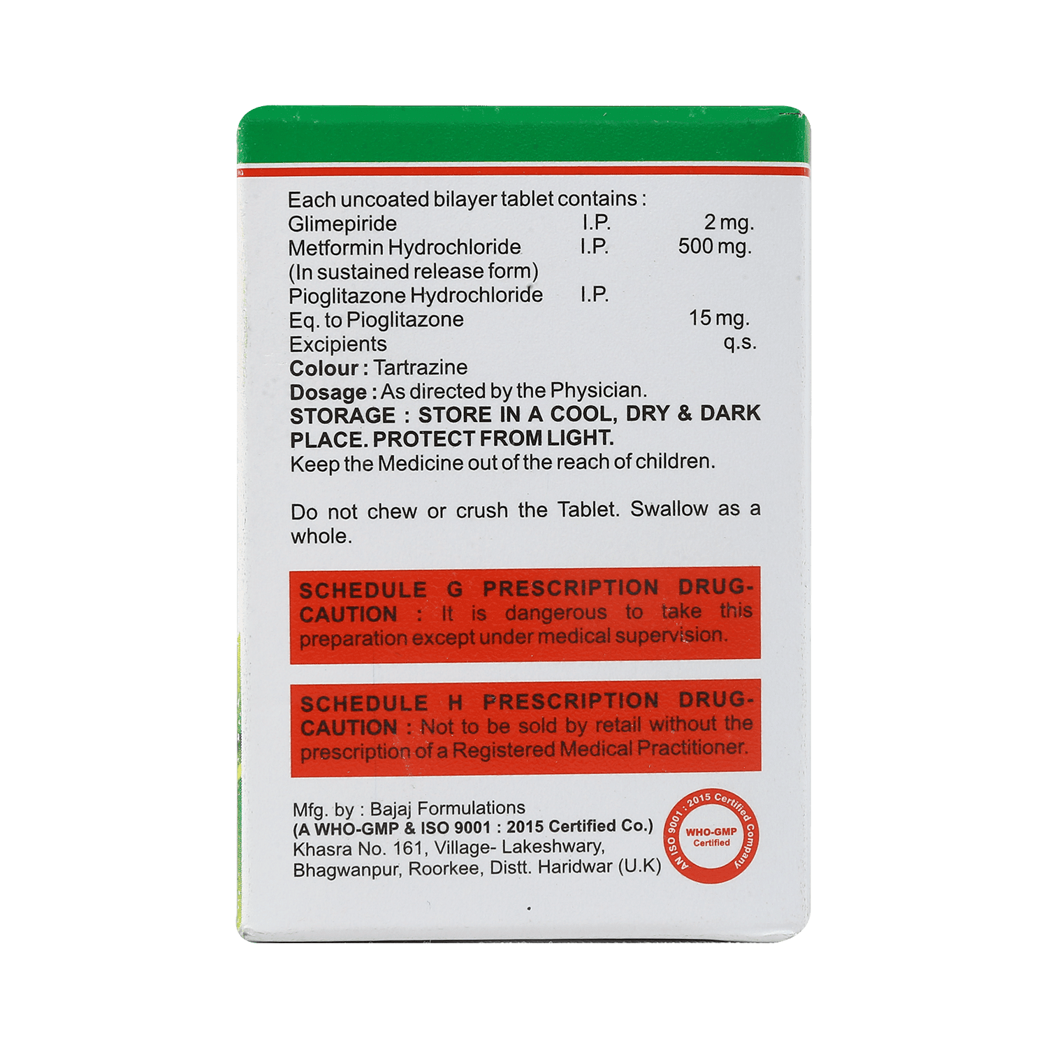 Cognipride MP 2mg/500mg/15mg Tablet SR - Image 3