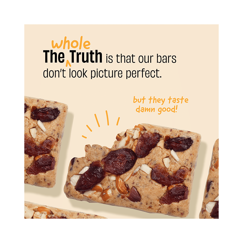 The Whole Truth Protein Bar (52gm Each) | 2 Double Cocoa, 2 Peanut Cocoa, 2 Peanut Butter - Image 5