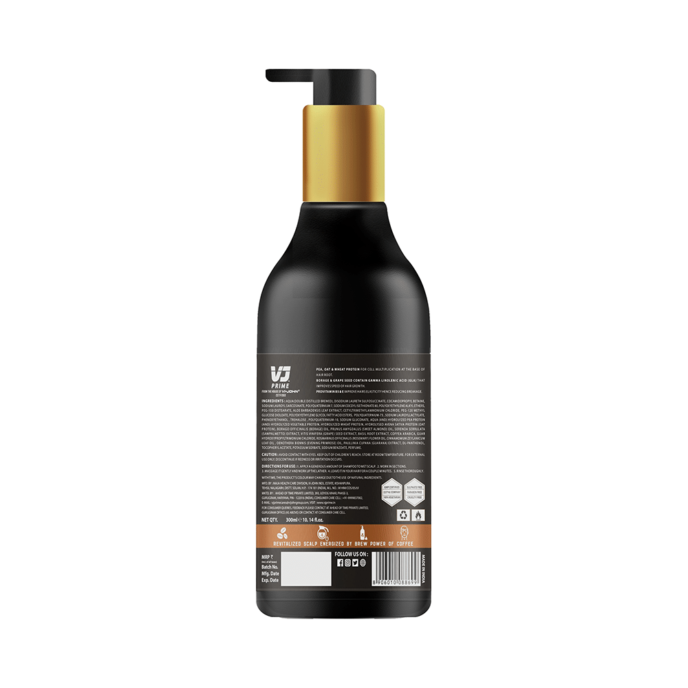 V J Prime Protein Hair Growth Shampoo Brew Series Coffee - Image 2