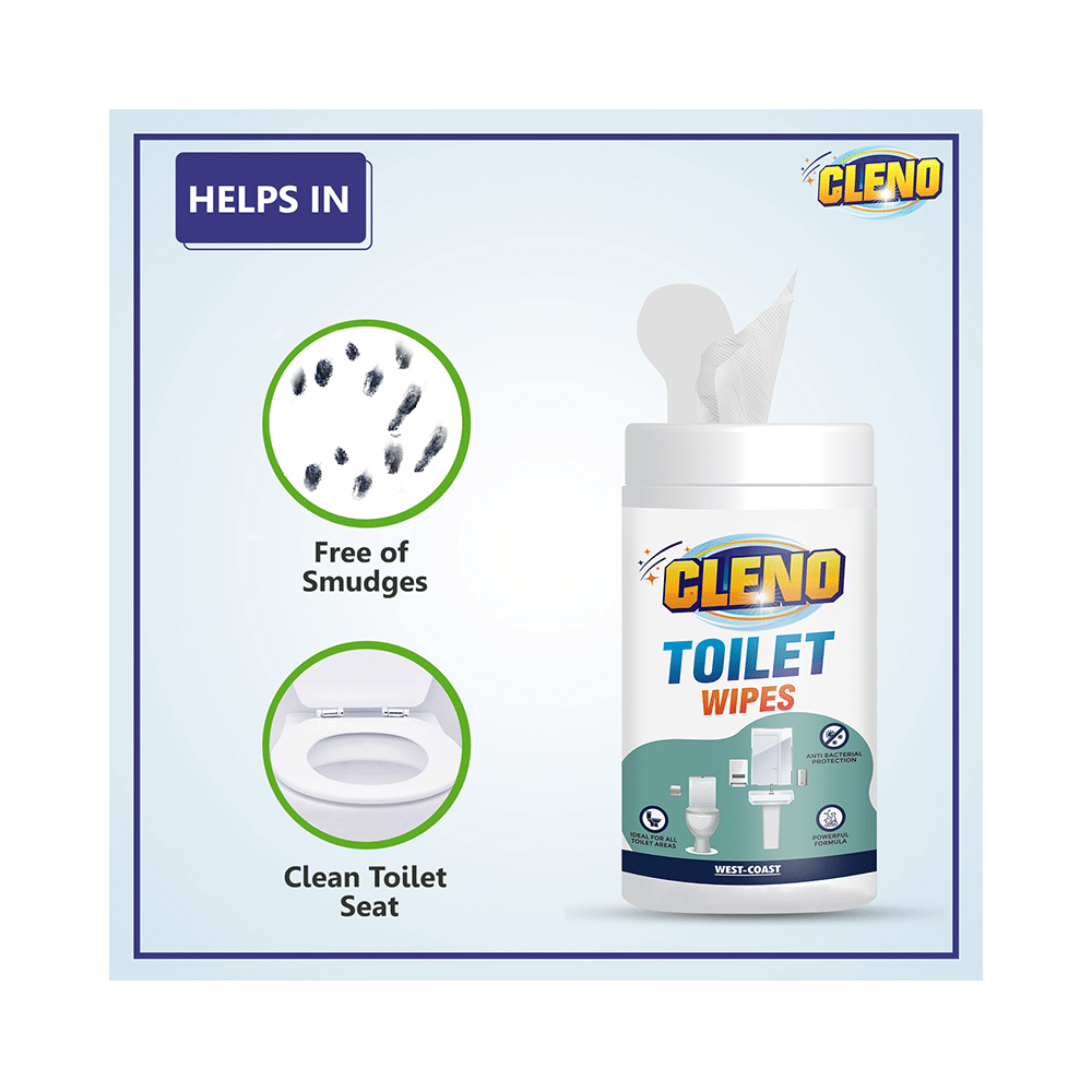 Cleno Toilet Wipes (50 Each) - Image 5